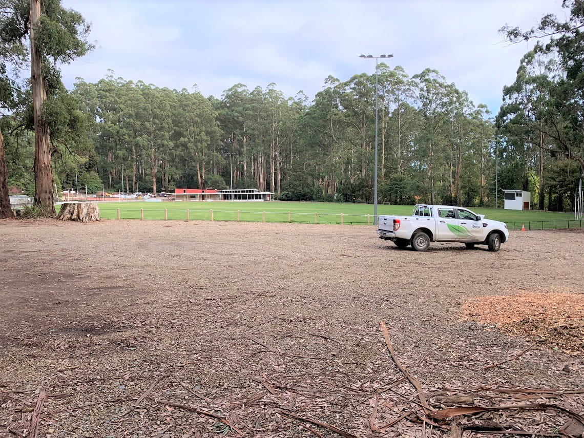 Photo of the space where upgrades will be made as part of the Olinda Precinct project.