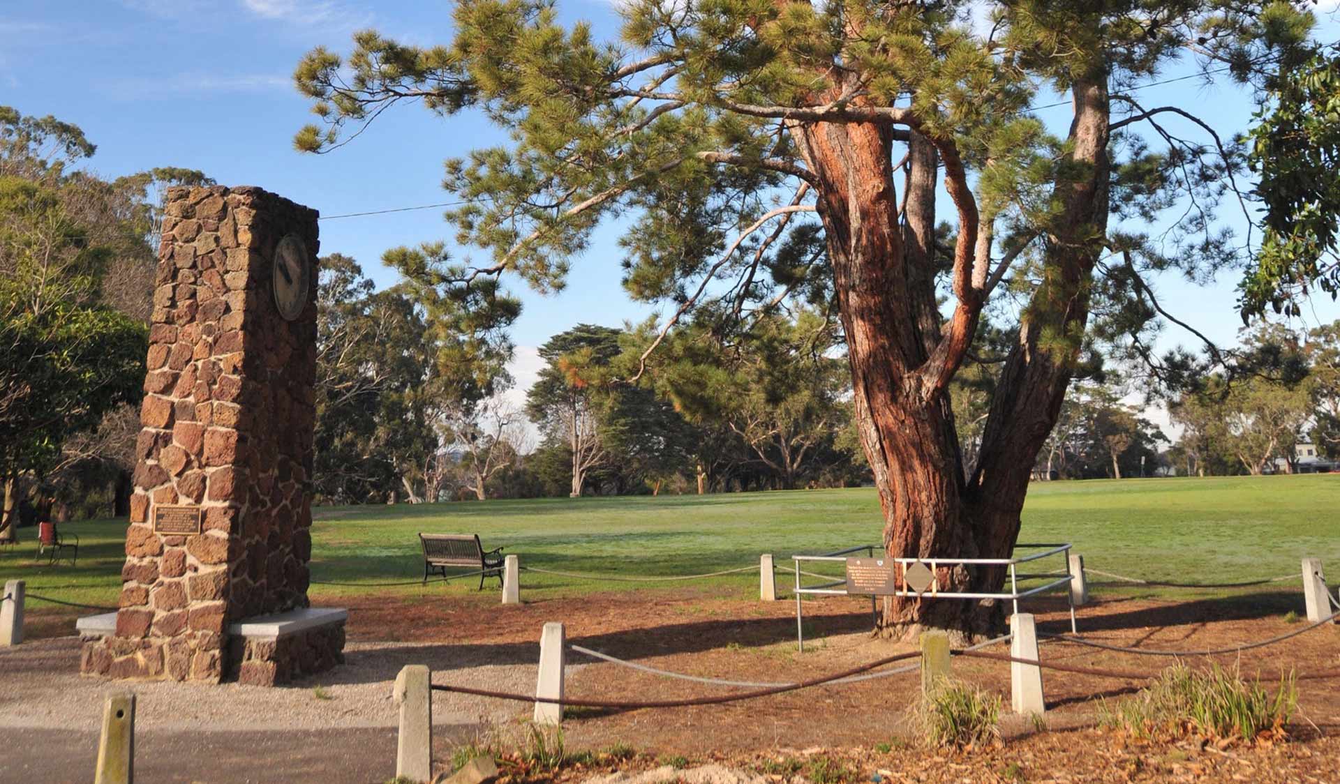 The War Memorial at Wattle Park