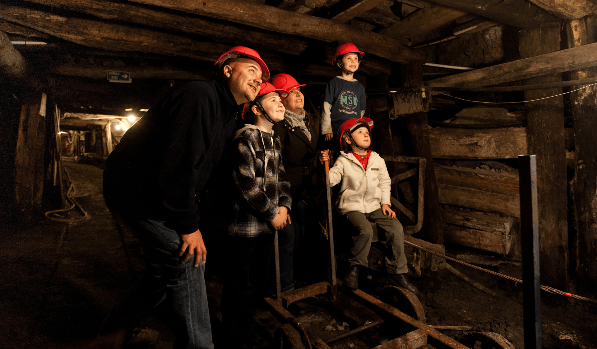 Underground tour at State Coal Mine