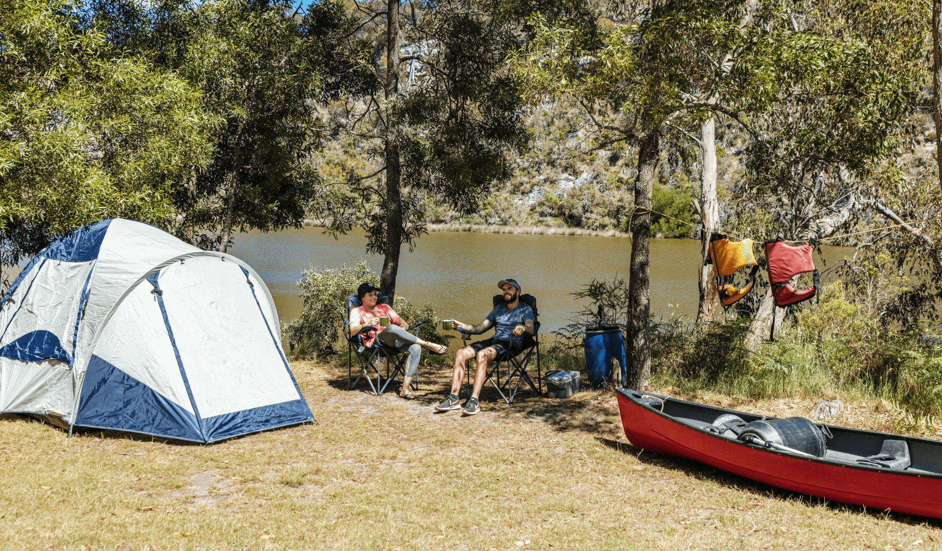 Camping at Glenelg River Lower Glenelg National Park