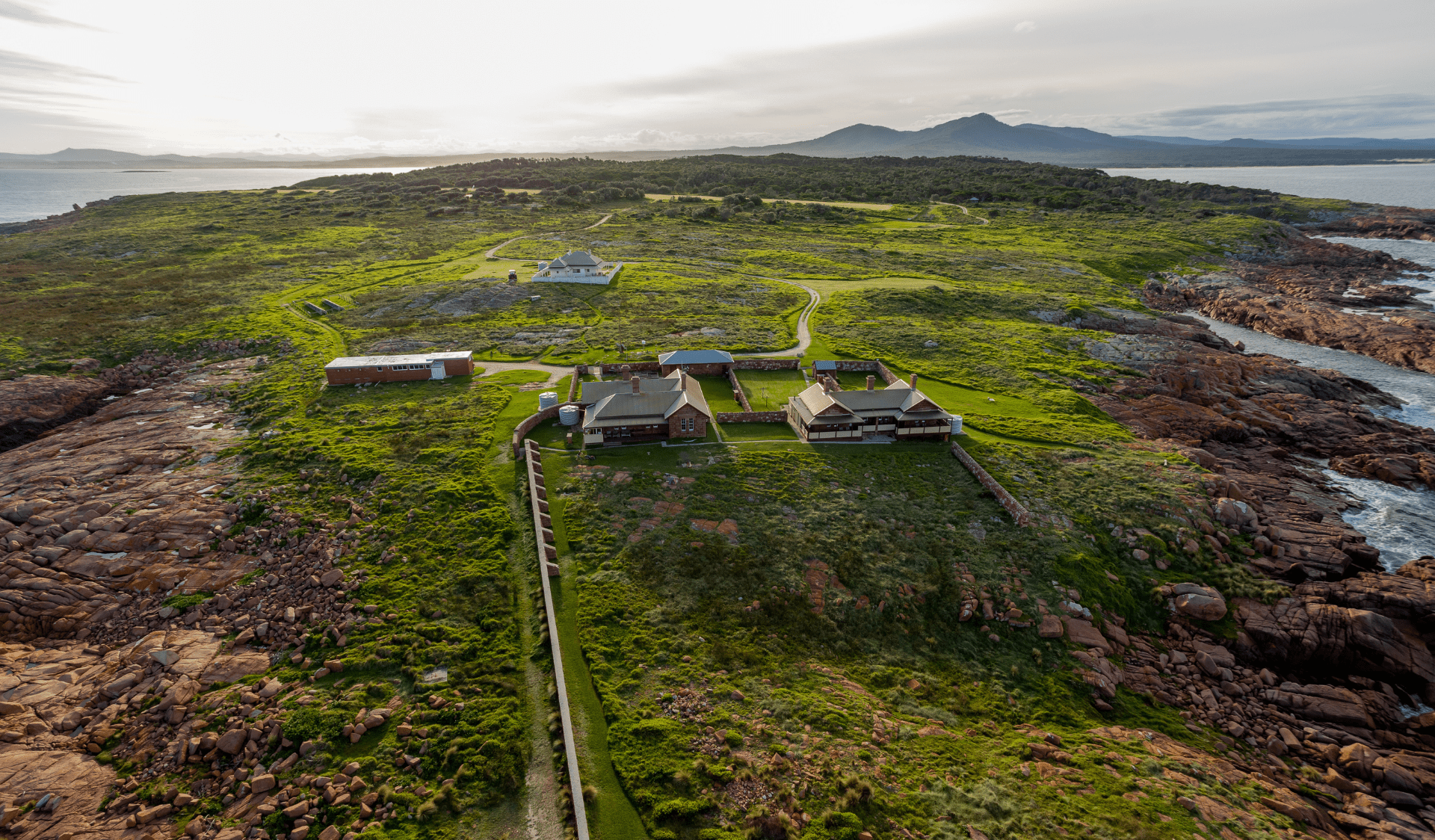 Views from the lighthouse over Gabo Island