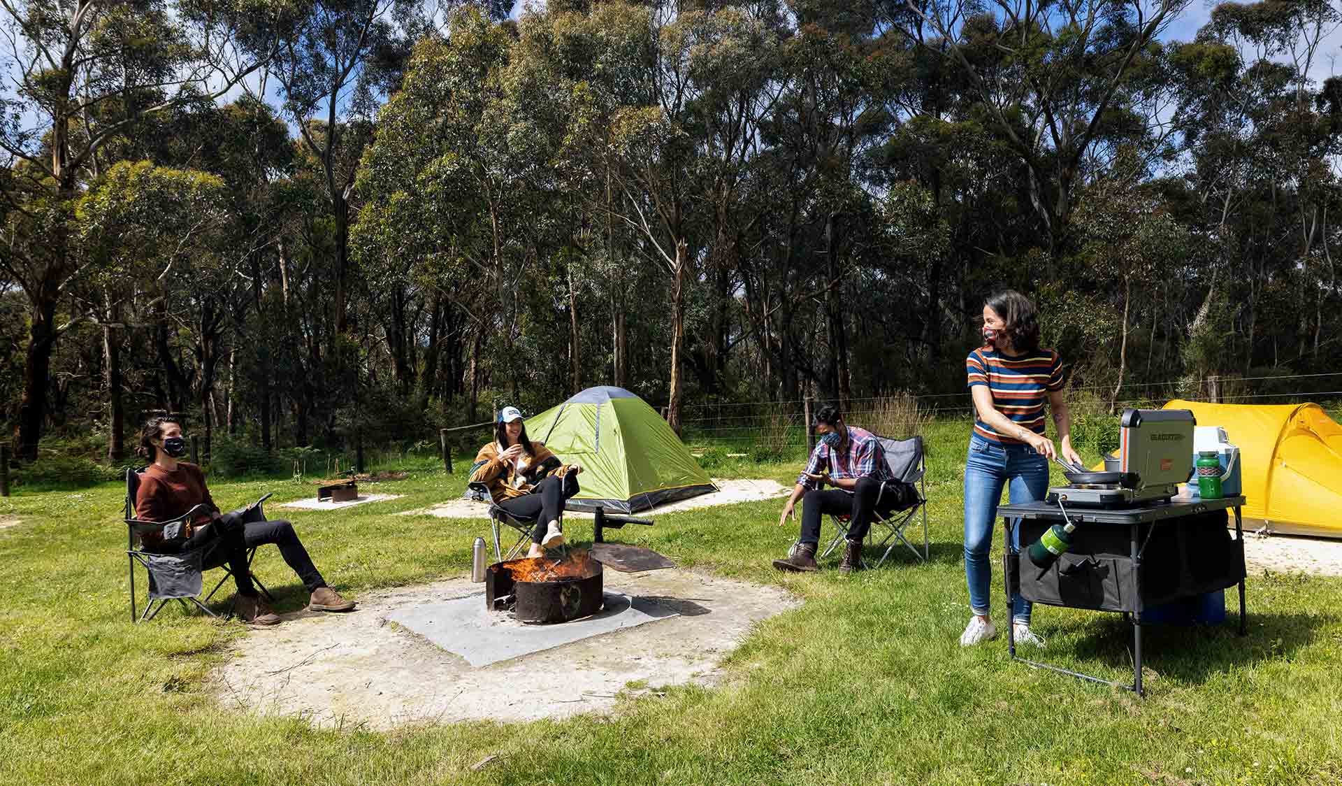 COVID Safe camping in the Great Otway National Park