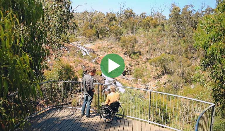 All abilities walks video at Mackenzie Falls in the Grampians National Park